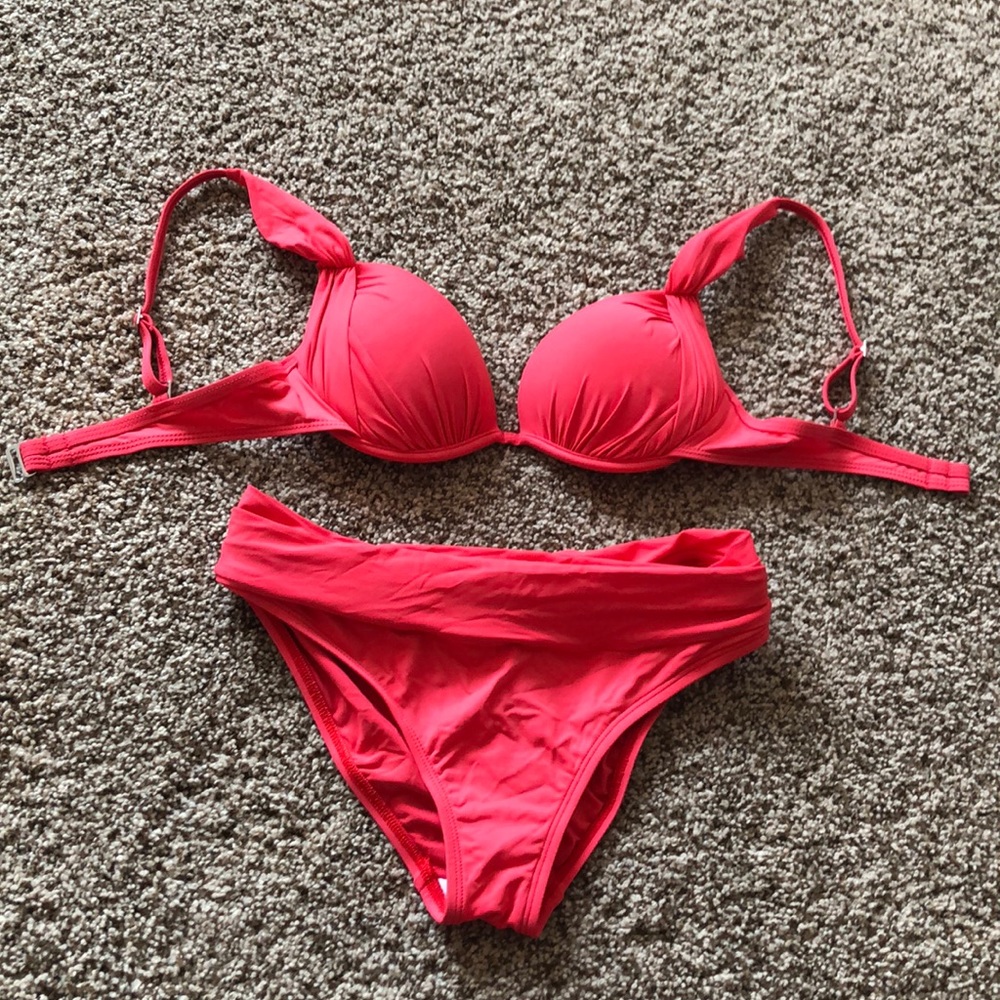 La Blanca two piece orange bikini
